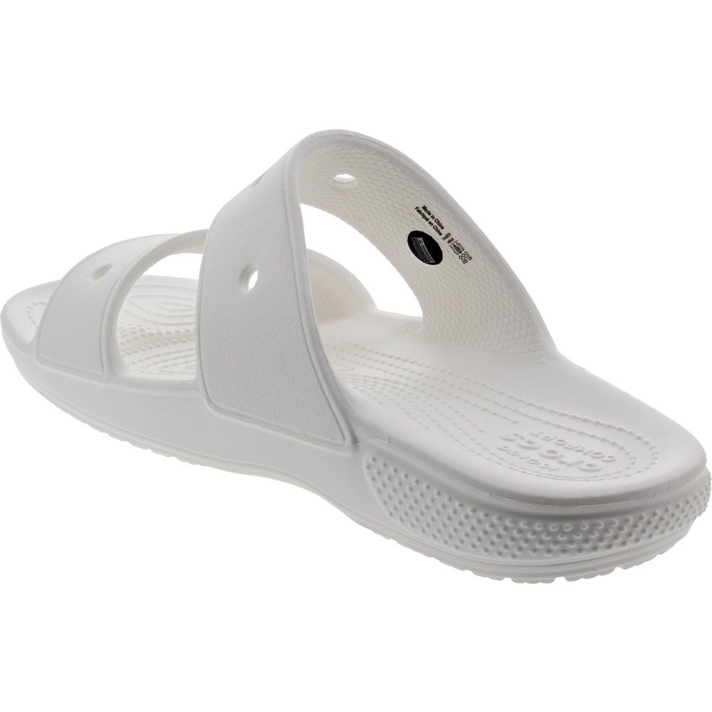 Crocs Classic Sandal Unisex Sandals White Back View