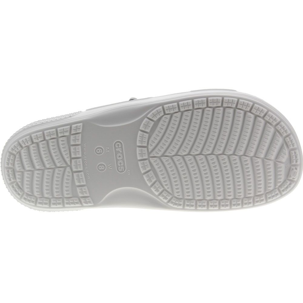 Crocs Classic Sandal Unisex Sandals White Sole View