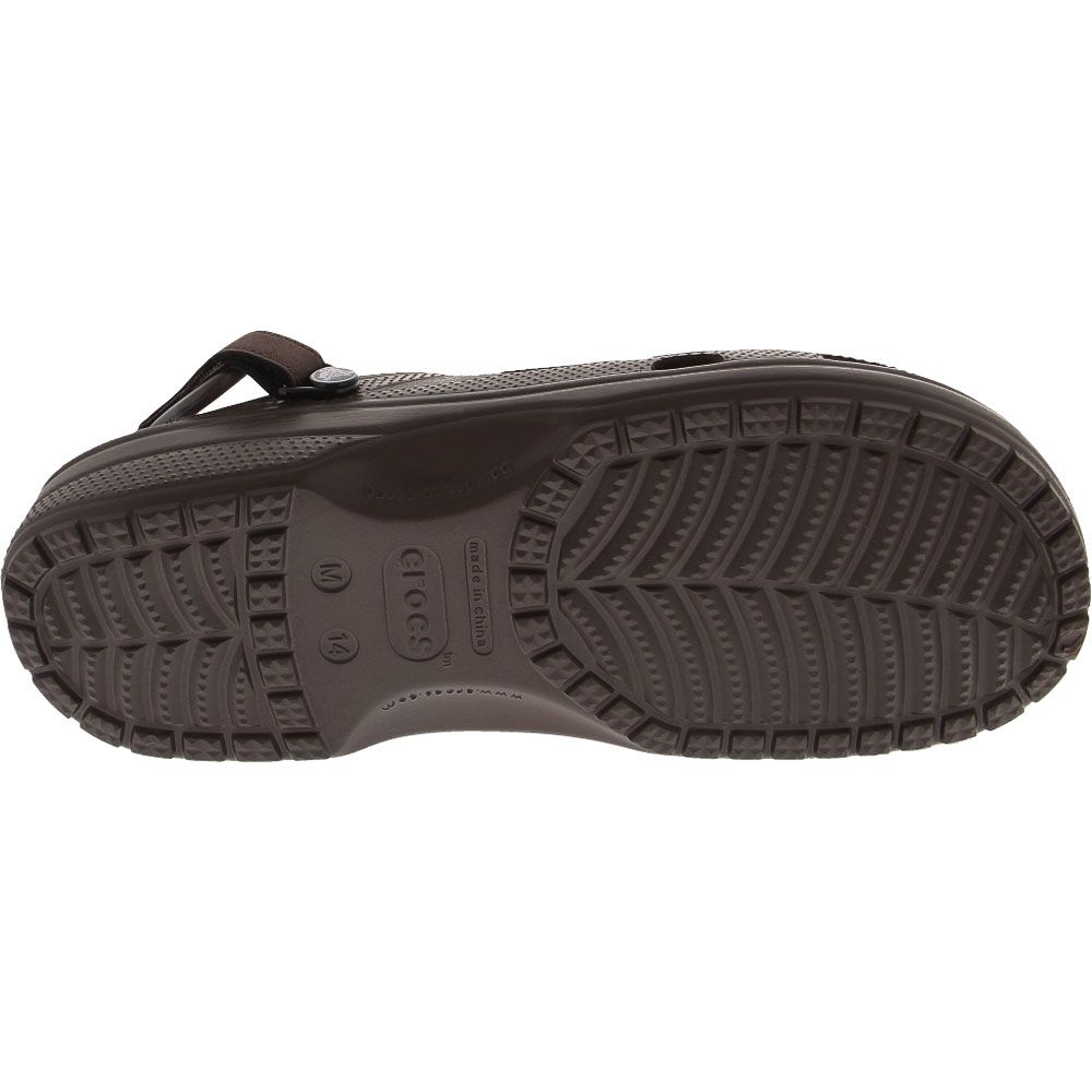 Crocs Yukon Vista 2 Clog Water Sandals - Mens Brown Sole View