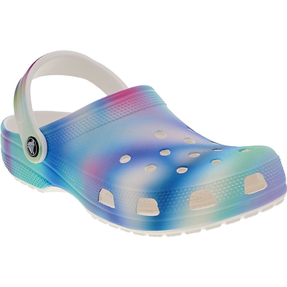 Crocs Classic Solarized Clog Unisex Water Sandals White Multi