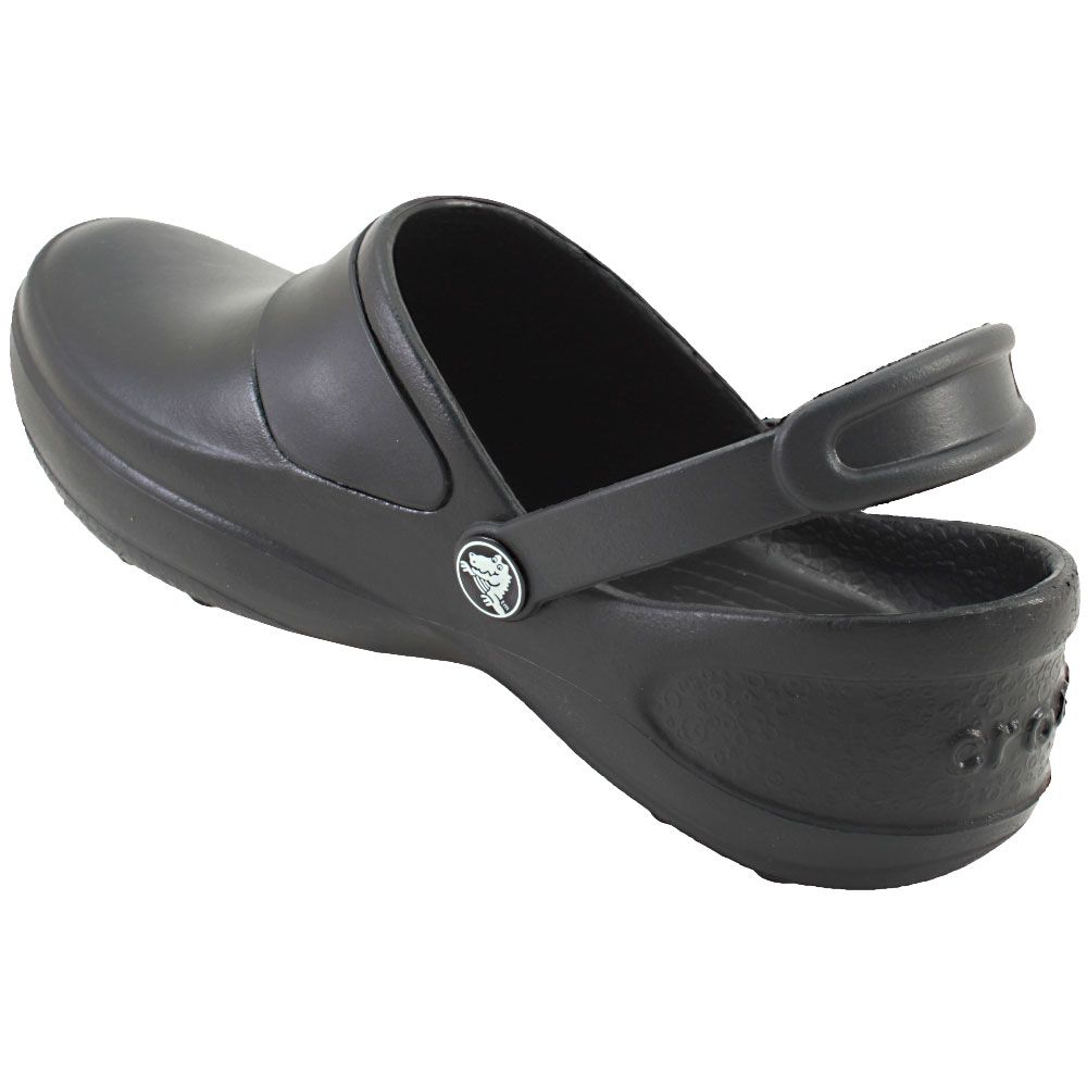 Crocs Mercy Clog Sandals - Womens Black Black Back View