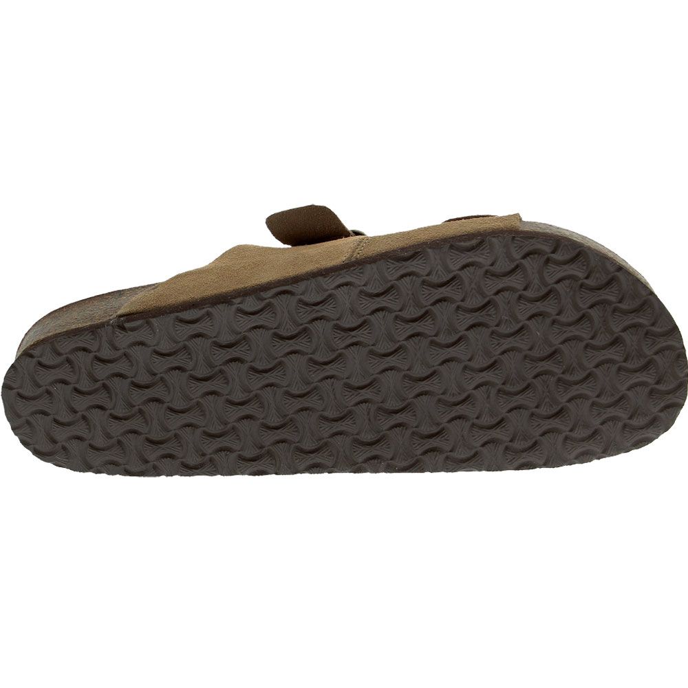 Crevo Sedono Slide Sandals - Mens Taupe Sole View