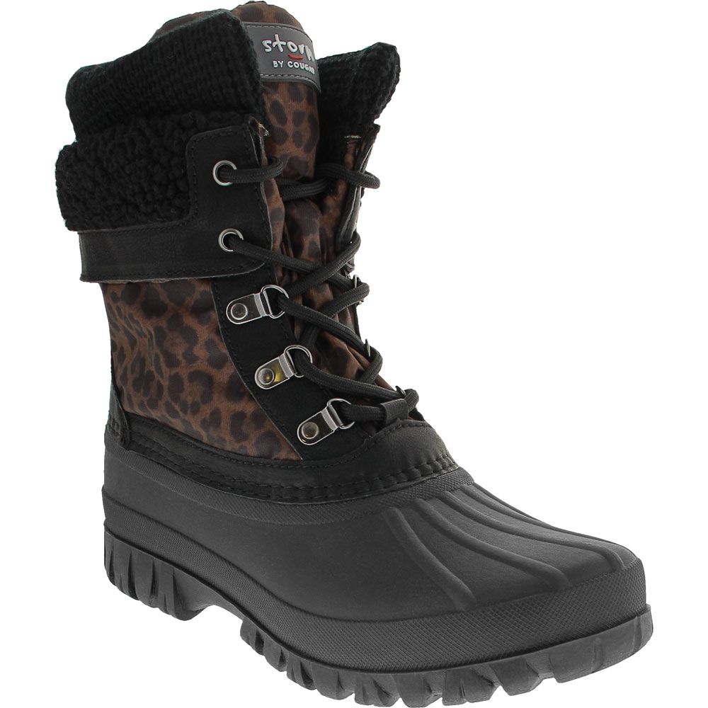 Cougar Creek Winter Boots - Womens Leopard