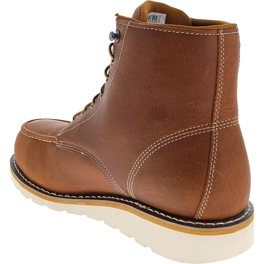 Carhartt 6275 Safety Toe Work Boots - Mens Soft Tan Back View