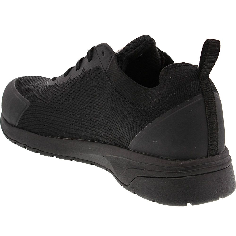 Carhartt Cmd3441 Black Nano Composite Toe Work Shoes - Mens Black Back View