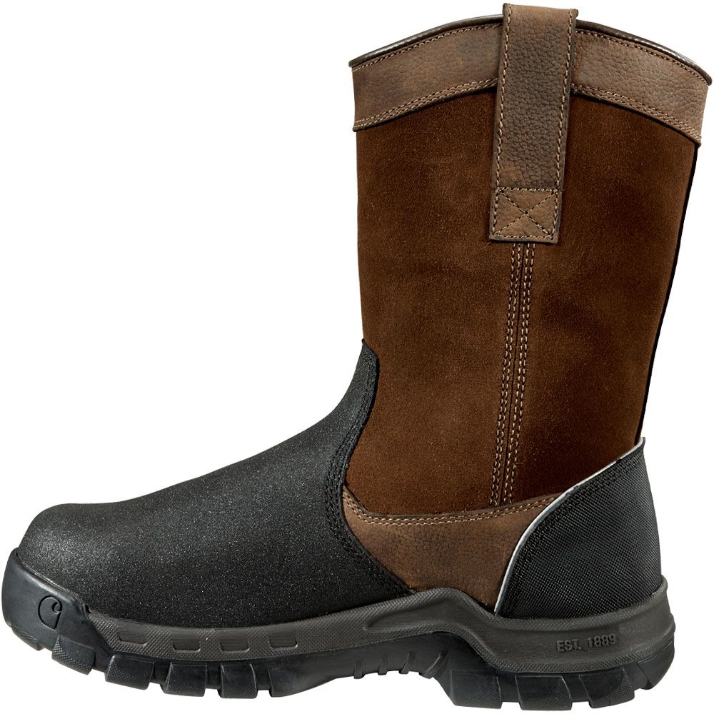 Carhartt Cmf1721 Composite Toe Work Boots - Mens Brown Back View