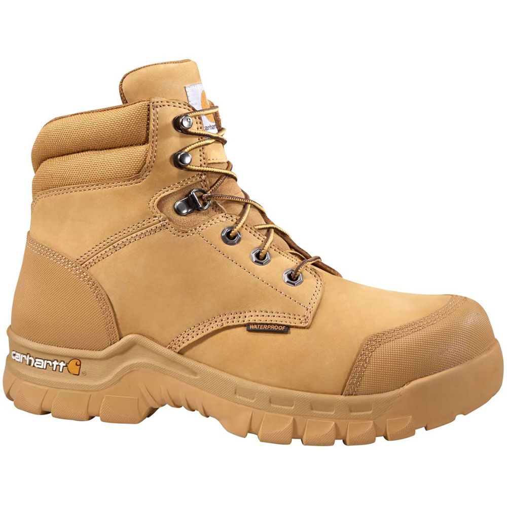Carhartt Cmf6056 Non-Safety Toe Work Boots - Mens Wheat Nubuck
