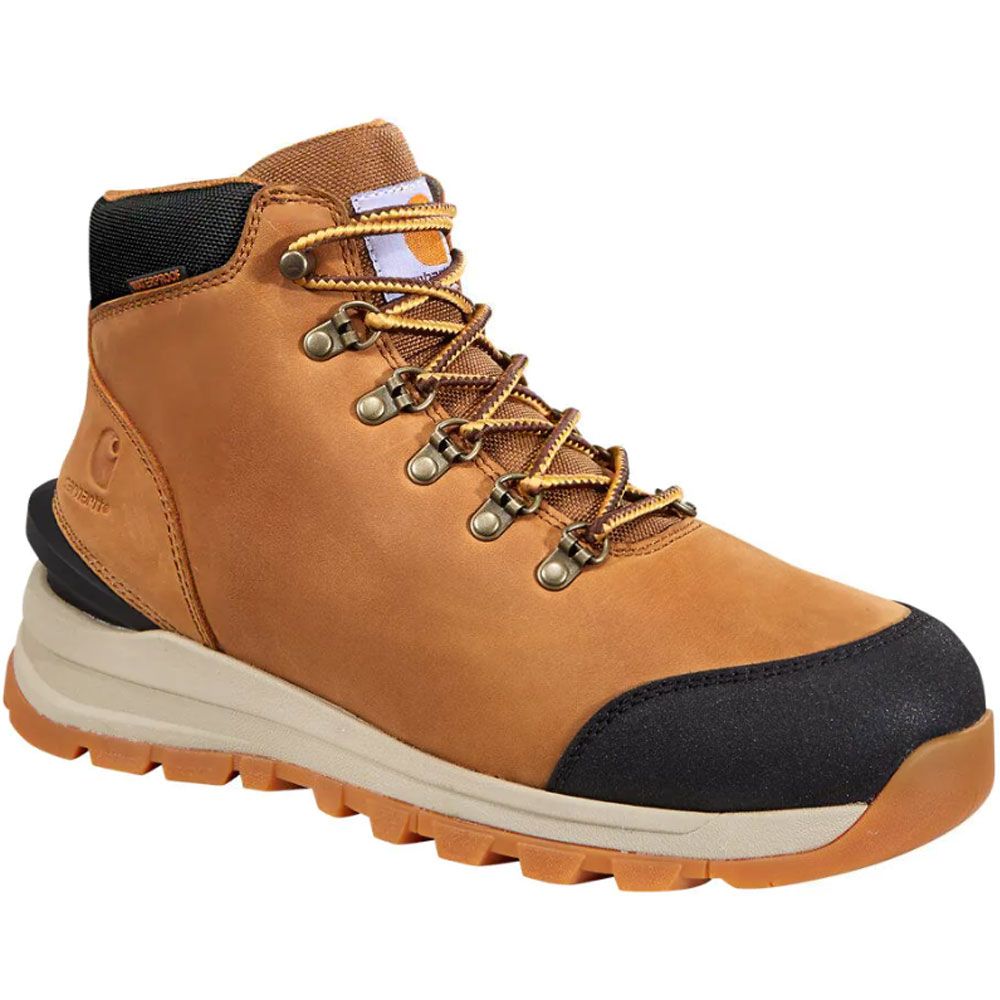 Carhartt Gilmore Wp 5" Non-Safety Toe Mens Work Boots Light Brown Oil Nubuck