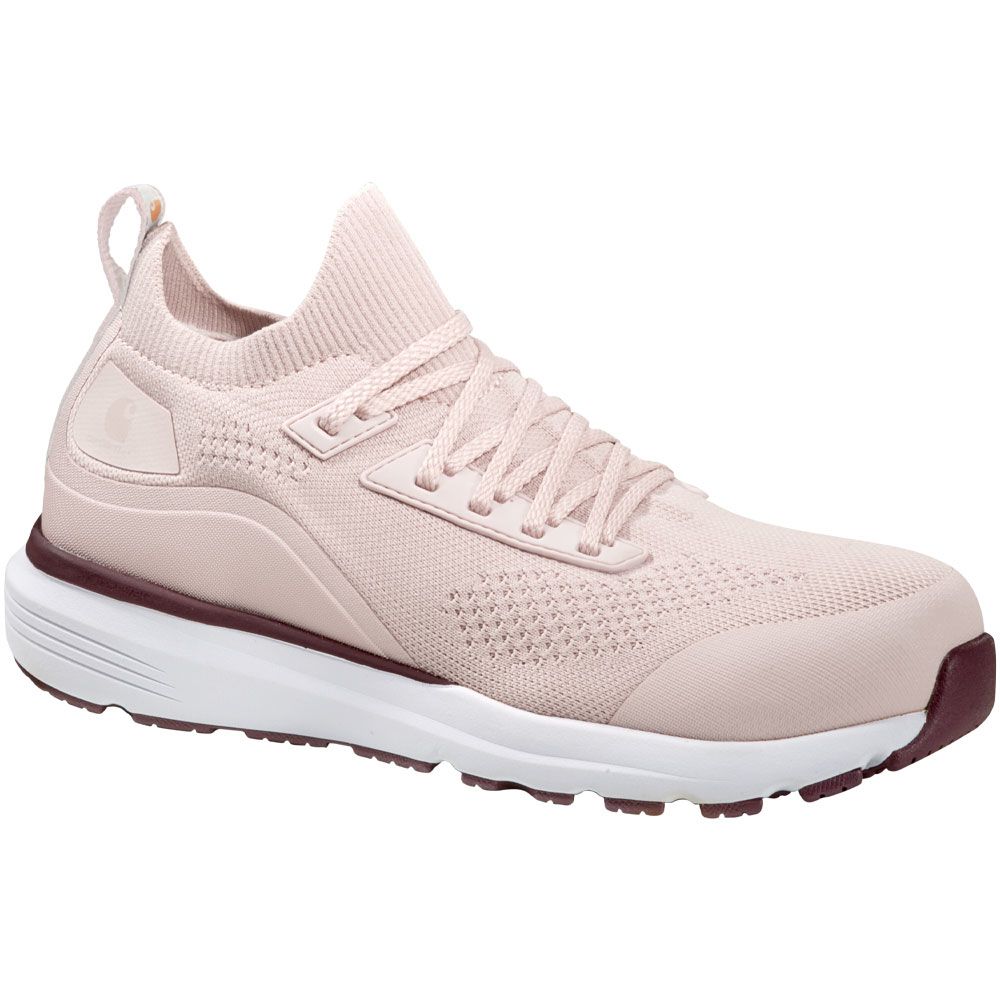 Carhartt Haslett Composite Toe Work Shoes - Womens Light Pink Textile