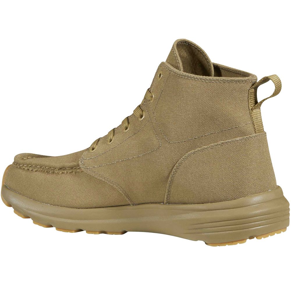 Carhartt Fs4061 Haslett Non-Safety Toe Work Shoes - Mens Coyote Textile Back View