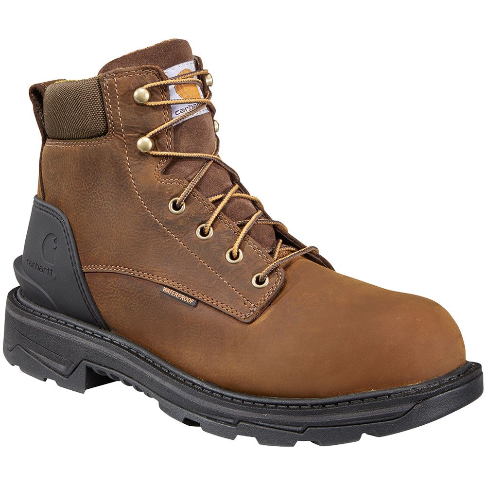 Carhartt Ft6000-M Non-Safety Toe Work Boots - Mens Bison Brown Oil Tan