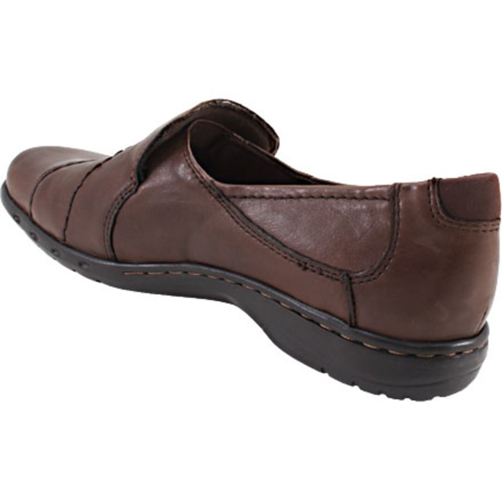 Cobb Hill Paulette Slip on Casual Shoes - Womens Brown Back View