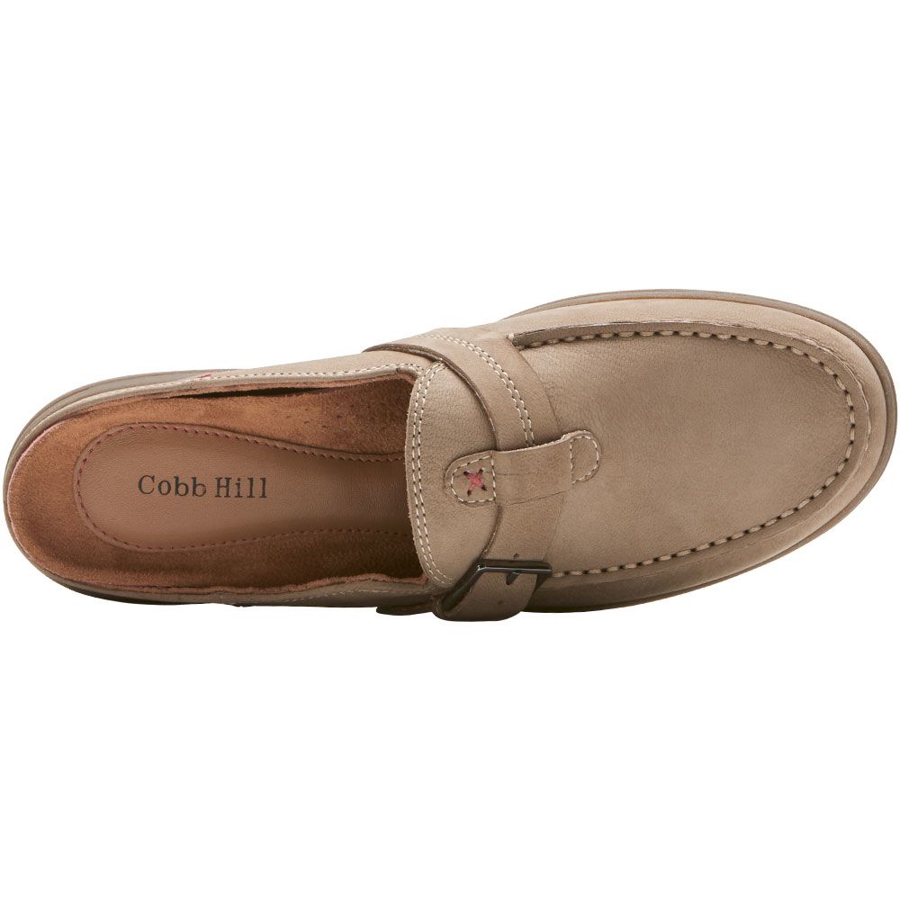 Cobb Hill Bailee Slide Slippers - Womens Taupe Back View