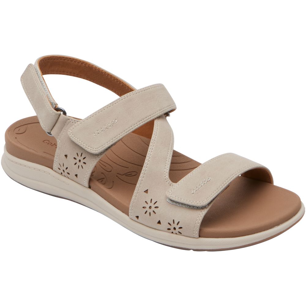 Cobb Hill Tala Asym Sandals - Womens Taupe