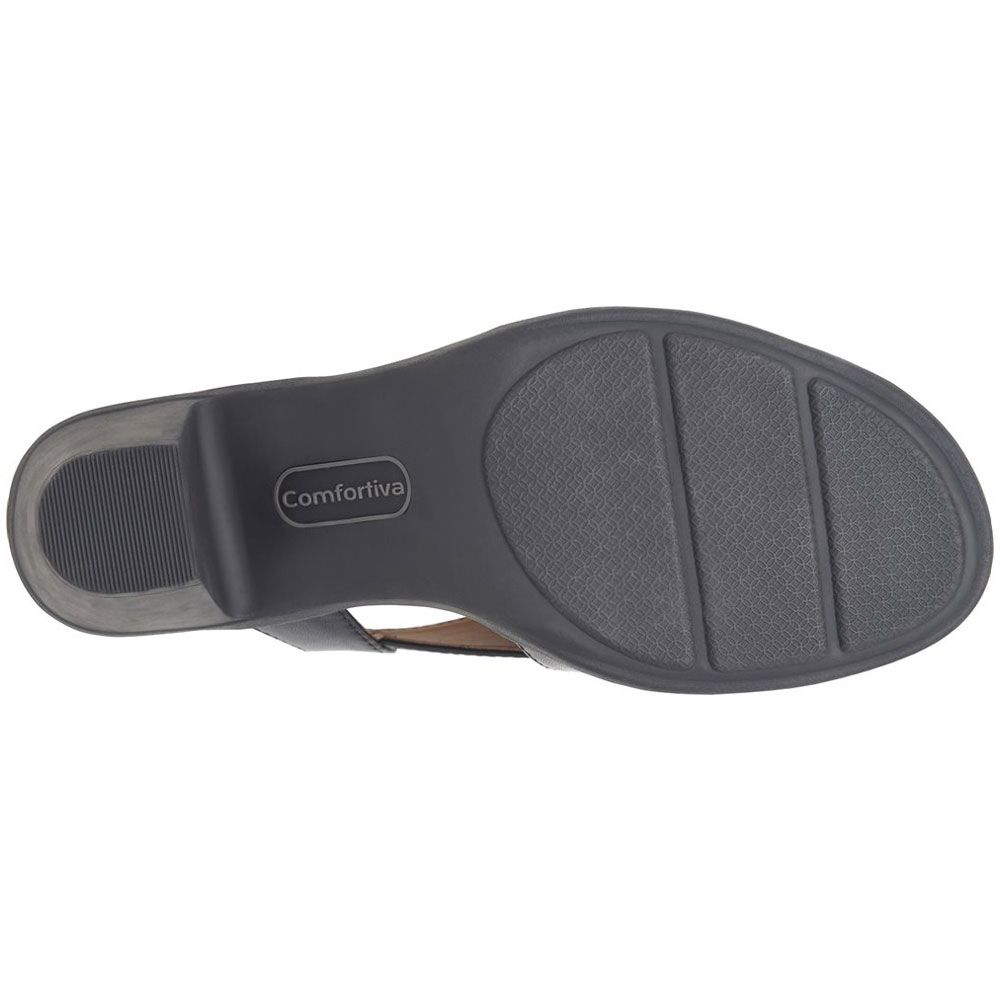 Comfortiva Katara Sandals - Womens Black Sole View