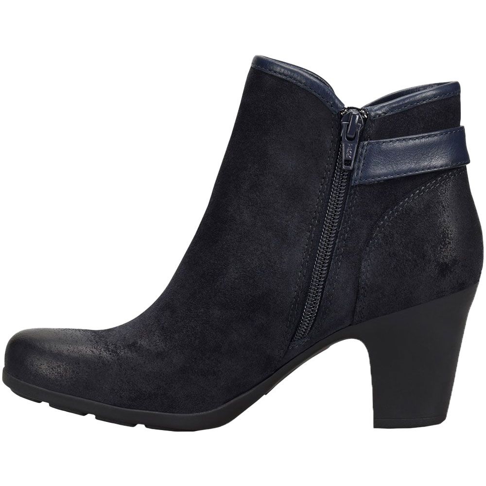 Comfortiva Namari Casual Boots - Womens Blue Suede Back View