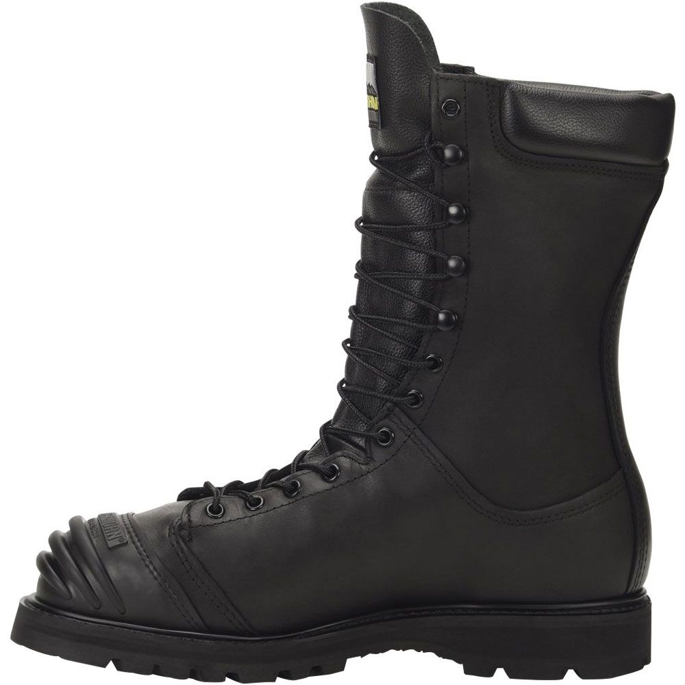 Matterhorn 12255 Mens 10" Mining Internal Metguard Boots Black Back View