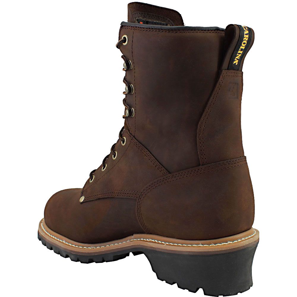 Carolina CA5821 Steel Toe Work Boots - Mens Brown Back View