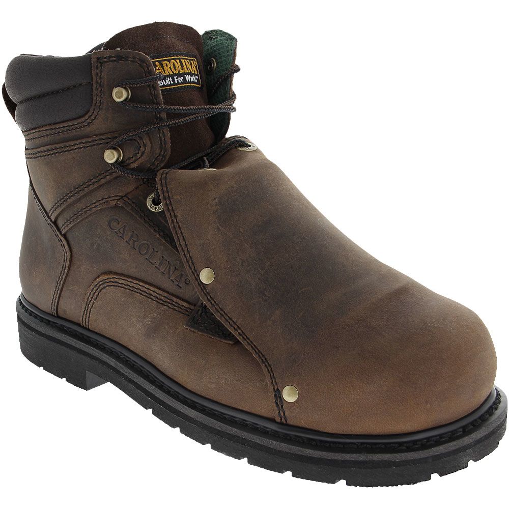 Carolina 599 Broad Toe Work Boots - Mens Brown