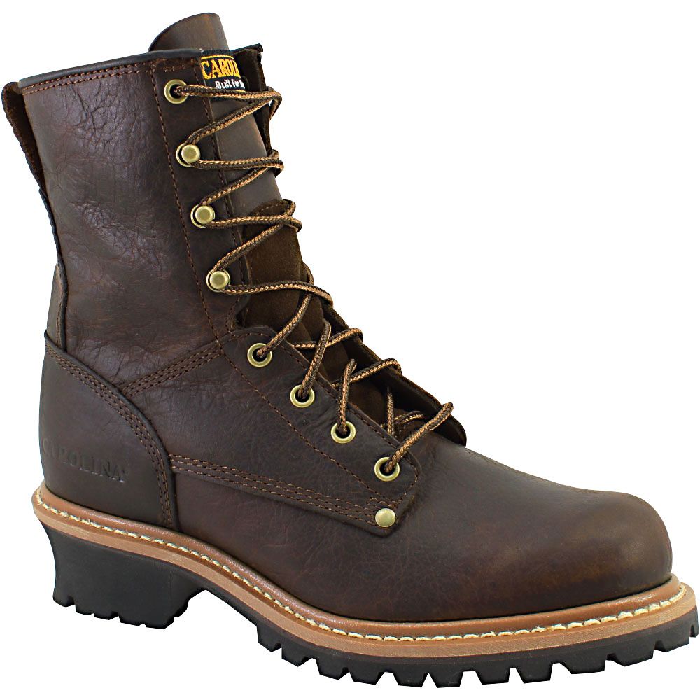 Carolina 821 | Mens 8 inch Logger Soft Toe Work Boots | Rogan's Shoes