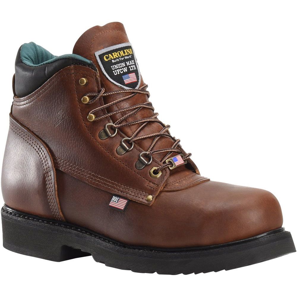 Carolina CA1309 Steel Toe Work Boots - Mens Light Brown