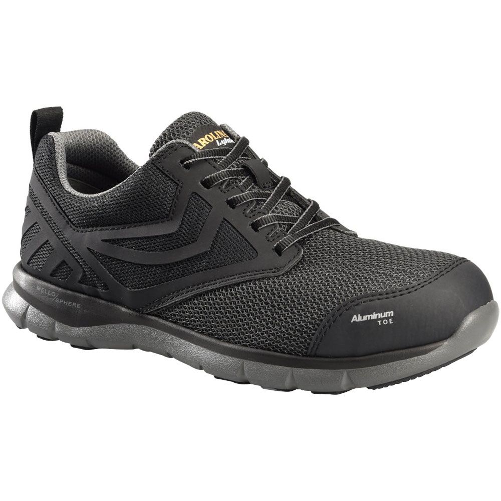 Carolina CA1902 Mens Aluminum Safety Toe Work Shoes Black