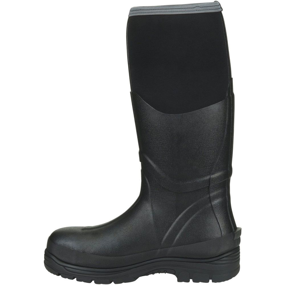 Carolina CA2100 15" Mud Jumper Mens Soft Toe Work Boots Black Back View