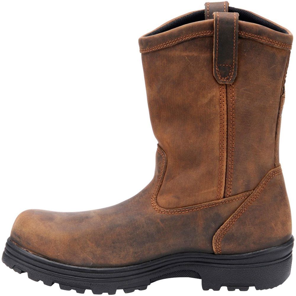 Carolina CA2533 Composite Toe Work Boots - Mens Dark Brown Back View