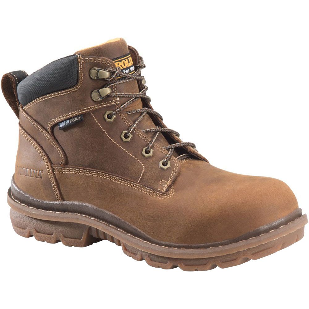 Carolina Ca3058 Non-Safety Toe Work Boots - Mens Dark Brown