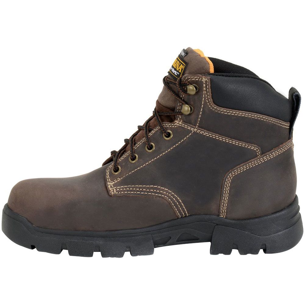 Carolina Ca3535 Composite Toe Work Boots - Mens Dark Brown Back View