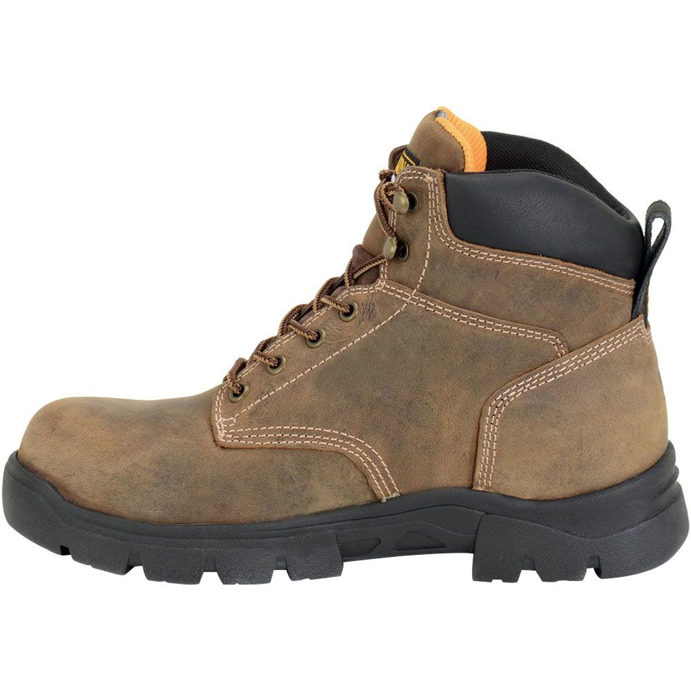 Carolina CA3536 Mens Circuit Composite Toe Work Boots Dark Brown Back View