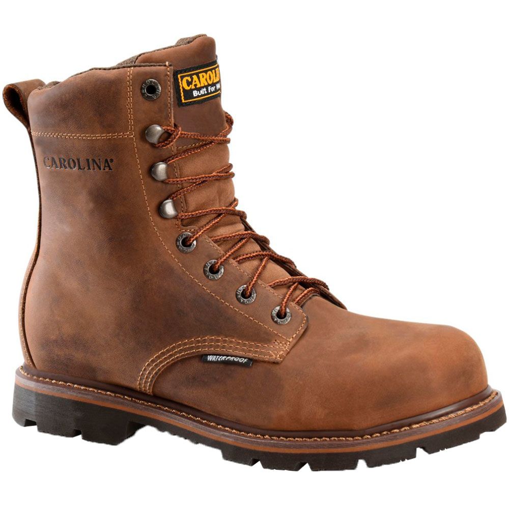 Carolina Ca3557 Safety Toe Work Boots - Mens Dark Brown