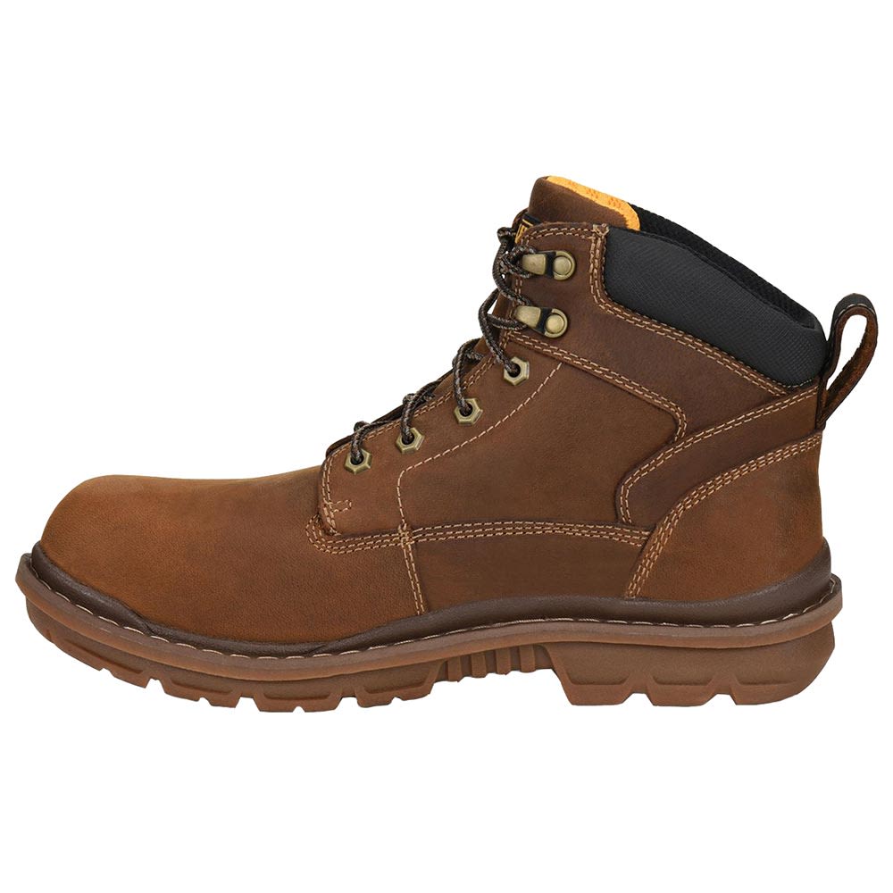 Carolina Ca3558 Composite Toe Work Boots - Mens Dark Brown Back View