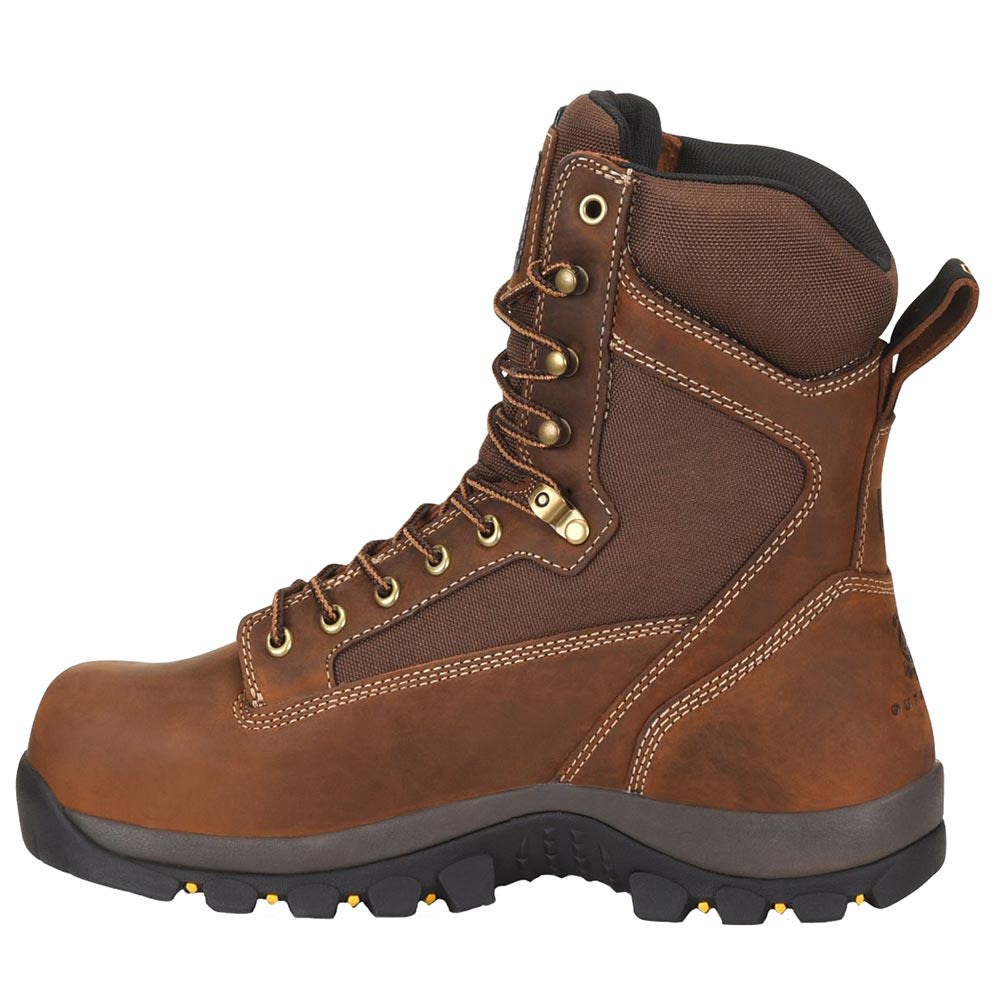 Carolina CA4515 Composite Toe Work Boots - Mens Dark Brown Back View