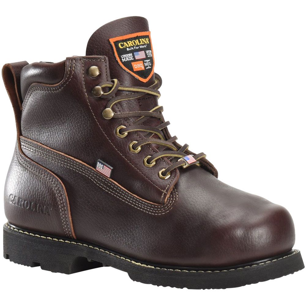 Carolina Ca517 Safety Toe Work Boots - Mens Dark Brown