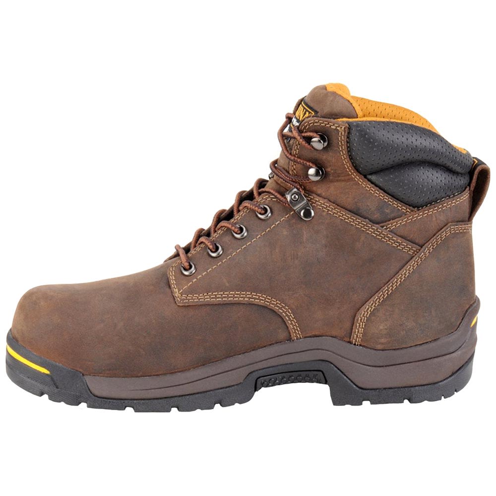 Carolina CA5521 Composite Toe Work Boots - Mens Dark Brown Back View