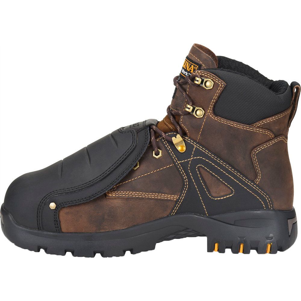 Carolina Ca5586 Composite Toe Work Boots - Mens Brown Back View