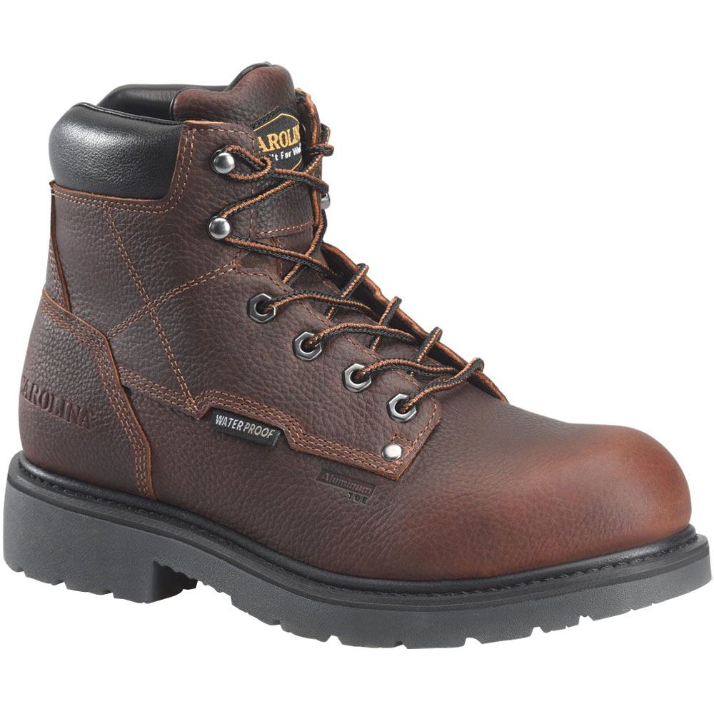 Carolina DICE CA6511 Aluminum Toe Work Boots - Mens Dark Brown