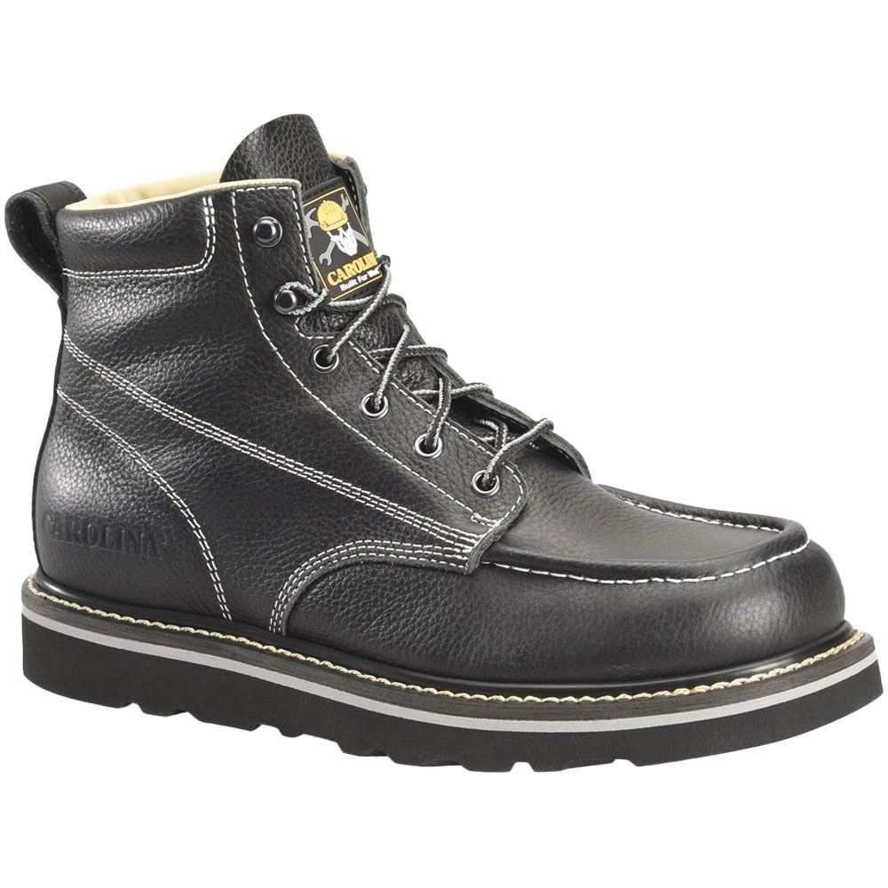 Carolina  CA7007 Mens 6" Wedge Soft Toe Work Boots Gray Black