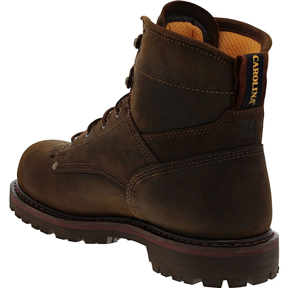 Carolina CA7528 Composite Toe Work Boots - Mens Brown Back View