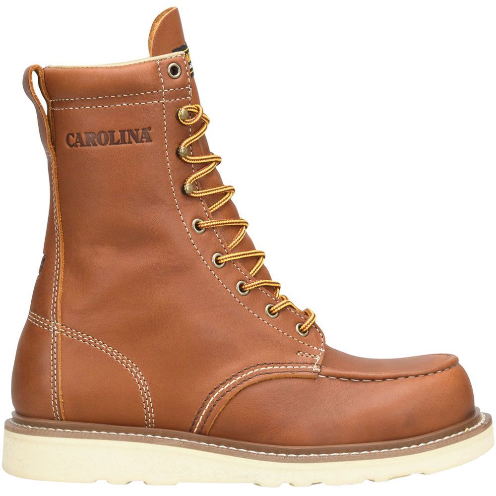 Carolina CA7562 Amp MX 8 inch Moc Mens Steel Toe Work Boot Rogan s Shoes