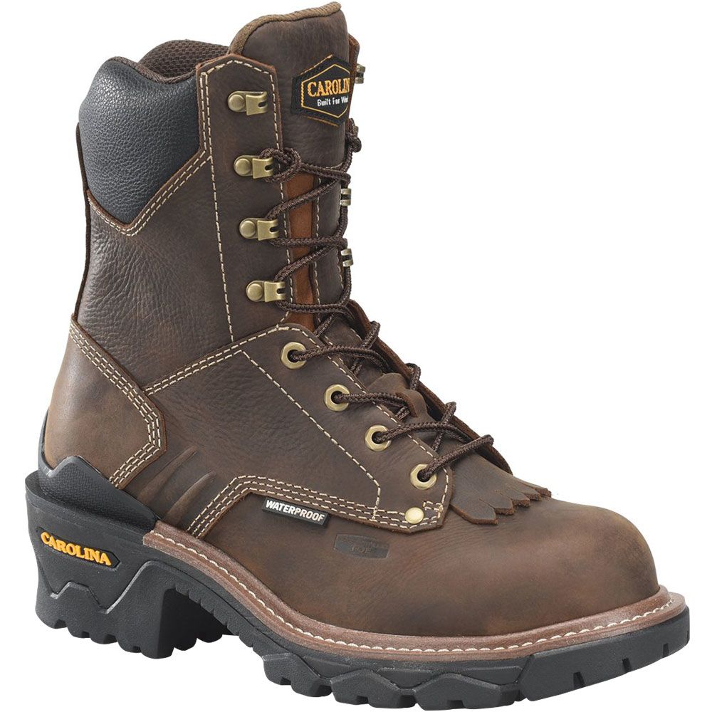 Carolina Ca7837 8" Wp Ct Composite Toe Work Boots - Mens Dark Brown