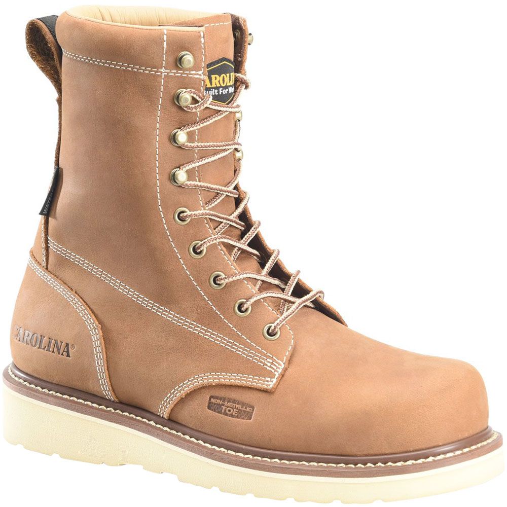 Carolina CA7842 Mens 8" Waterproof Composite Toe Work Boots Brown