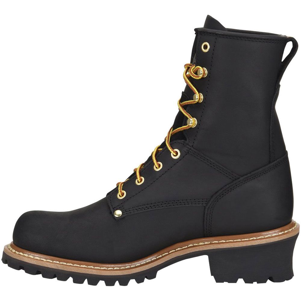 Carolina CA825 Non-Safety Toe Work Boots - Mens Black Back View