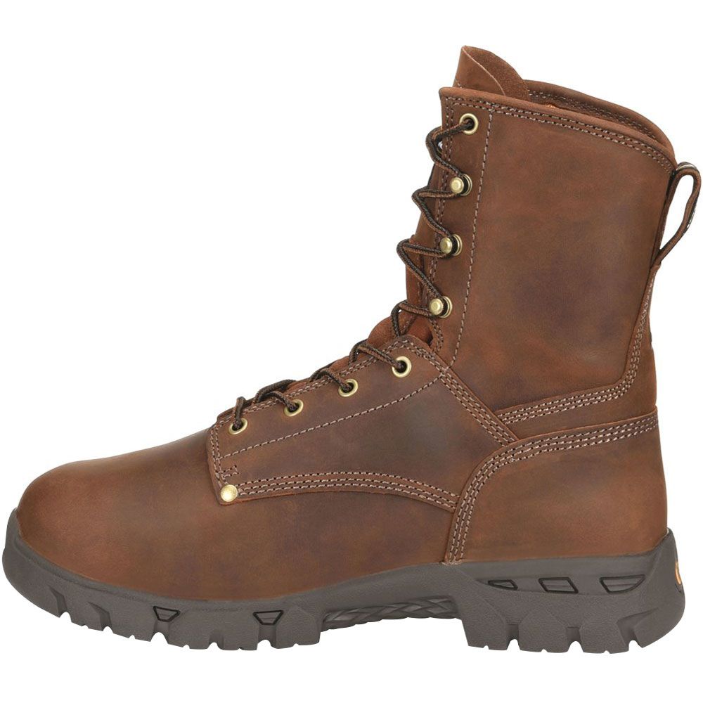 Carolina CA9582 Composite Toe Work Boots - Mens Brown Back View