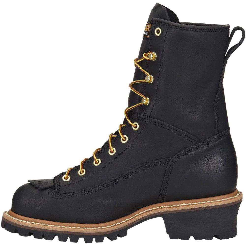 Carolina CA9825 Steel Toe Work Boots - Mens Black Back View