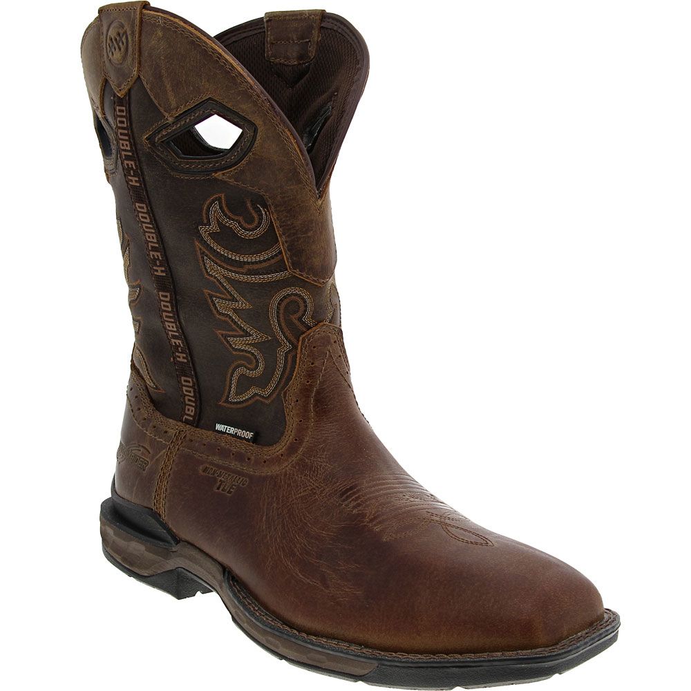 Double H Wilmore Composite Toe Work Boots - Mens Brown