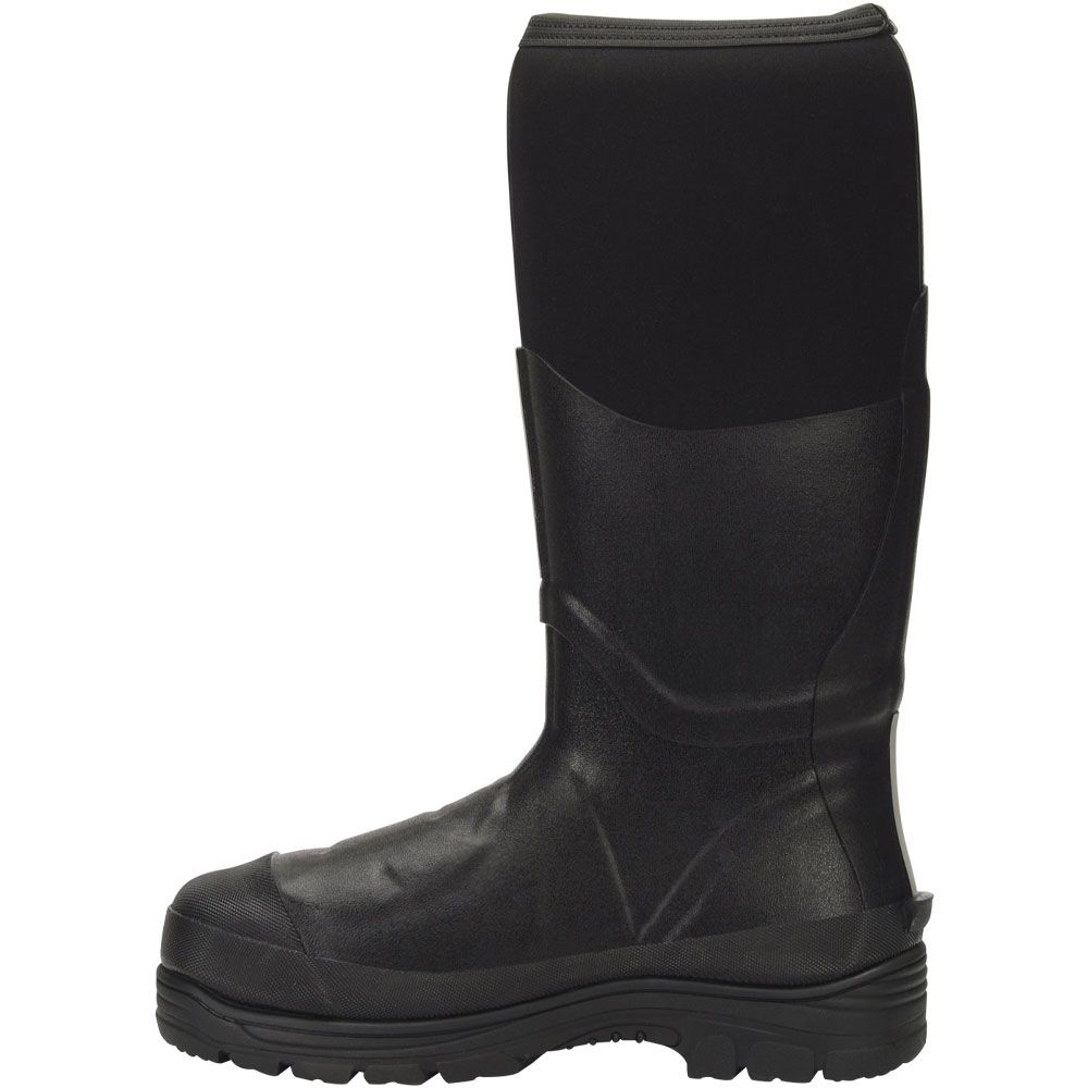 Matterhorn MT202 15" Metguard Safety Toe Work Boots - Mens Black Back View