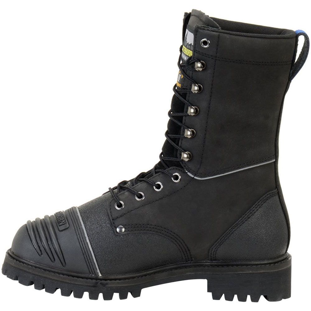 Matterhorn MT903 10" Mulrooney Metguard Work Boots - Mens Black Back View