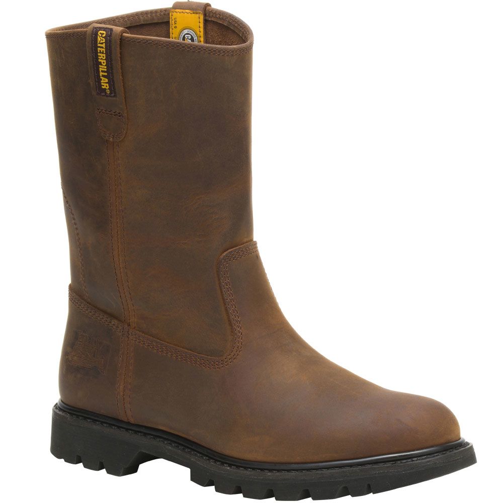 Caterpillar Footwear Revolver Non-Safety Toe Work Boots - Mens Brown